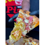 Tradicionais: Baiana - Pizza Grande (Ingredientes: Calabresa, Mussarela, Ovos, Tomate)