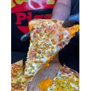 Tradicionais: PEITO DE PERU - Pizza Grande (Ingredientes: Catupiry, Mussarela, Peito de Peru)