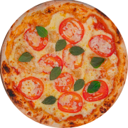 Pizzas: 01 - Nebulosa (marguerita) - Pizza Grande (Ingredientes: Manjericão, Molho de Tomate, Muçarela, Parmesão, Tomate)