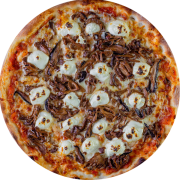 Pizzas: 9 - Cósmica (mix de Cogumelo) - Pizza Broto (Ingredientes: Cream Cheese, Molho de Tomate, Muçarela, Paris, Shimeji, Shitake)