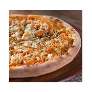Salgadas: 03-Frango C/ Cheddar - Pizza Grande (Ingredientes: Cebola, Cheddar, Frango, Molho, Mussarela, Orégano)