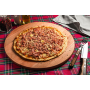 Salgadas: 09-Presunto - Pizza Grande (Ingredientes: Azeitona, Cebola, Molho, Mussarela, Orégano, Presunto)