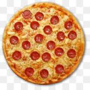 Premium: Frango com Pepperoni - Pizza Grande (Ingredientes: Cream Cheese, Frango Desfiado, Mussarela, Pepperoni)