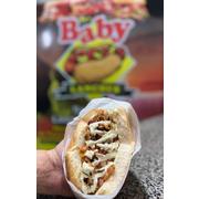 Hot Dogs - Salgados: Dog Bacon - Hot Dogs (Ingredientes: Bacon, Barbecue, Batata Palha, Catchup, Cebola, Farofa, Maionese, Milho, Mostarda, Pão, Tomate, Vina)