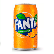 Refrigerante: Fanta Laranja Lata 350ml - Refrigerante Lata
