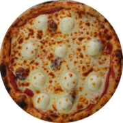 Pizzas: 8 - Superlua (lombinho) - Pizza Broto (Ingredientes: Azeitona Preta, Catupiry, Lombinho, Molho de Tomate, Muçarela)
