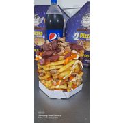 Torre de Batatas: Torre de Batatas Grande - batatas, calabresa,frango e queijo