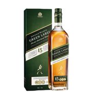 Whisky: Green Label 15 anos 750ml - Johnnie Walker Green Label o primeiro scotch whisky composto apenas por maltes, tendo como principal diferencial o sabor mais marcante do que os blended scotch whiskies e mais suave do que os single malts.
