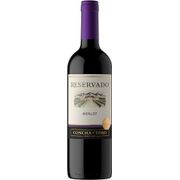 VINHOS: Chileno - RESERVADO- Merlot - Garrafa 750 ml - Merlot - Concha y Toro