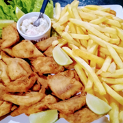 Porções: Porção Tilápia Com Fritas (450g) - Porção