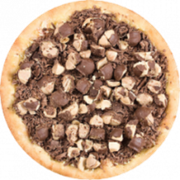 Doces: Café - Pizza Grande (Ingredientes: Café, Chocolate Preto, Claras, Mussarela)