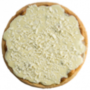 Doces: Dois Amores - Pizza Grande (Ingredientes: Chocolate Branco, Chocolate Preto, Leite Condensado, Mussarela)