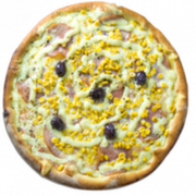 Salgadas: Especial - Pizza Grande (Ingredientes: Batata Palha, Cheddar, Lombinho, Mussarela, Orégano)