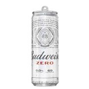 Cervejas (Unidade): Budweiser Zero 0.0% 350ml - A Cerveja Budweiser Zero uma cerveja refrescante sem álcool e com apenas 69 calorias, feita com os melhores ingredientes e um ótimo sabor da Budweiser.