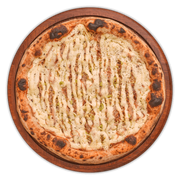 Premium: 28.Atum Especial - Pizza Grande (Ingredientes: Atum Sólido, Catupiry, Cebola, Molho de Tomate Italiano, Mussarela)