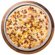 Tradicionais: Corn & Bacon - Pizza Grande (Ingredientes: Bacon, Milho, Molho de Tomate Italiano, Mussarela)
