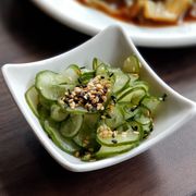 Entradas: Sunomono simples 200grs - Conserva de pepino japonês e gergelim torrado