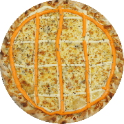 Salgadas: 5 Queijos - Pizza G (Ingredientes: Catupiry, Cheddar, Gorgonzola, Molho de Tomate, Mussarela, Orégano, Provolone)