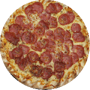 Salgadas: Calabresa - Pizza G (Ingredientes: Calabresa, Molho de Tomate, Mussarela)