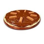 Doces: Chocolate c/ kit kat - Pizza Média (Ingredientes: Chocolate Cremoso, Kit Kat)