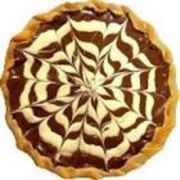 Doces: Dois Amores - Pizza Média (Ingredientes: Chocolate Branco, Chocolate Preto)
