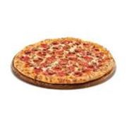 Salgadas: Toscana - Pizza Média (Ingredientes: Azeitonas Pretas, Calabresa, Cebola, Mussarela)