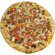 Premium: PIZZA CUPIM - Pizza Média (Ingredientes: Cebola, Cupim, Molho de Tomate, Mussarela)