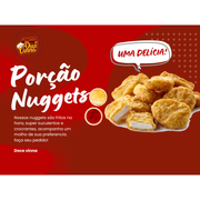 Porções: Porção de nuggets (6 unidades) - Porções (Ingredientes: Porção de nuggets (6 unidades))