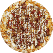 Salgadas: Filé Com Tomate Seco - Pizza G (Ingredientes: Creme de Leite, Filé, Molho de Tomate, Mussarela, Orégano, Tomate Seco)