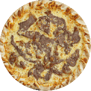Salgadas: Picanha - Pizza G (Ingredientes: Molho de Tomate, Mussarela, Orégano, Picanha)