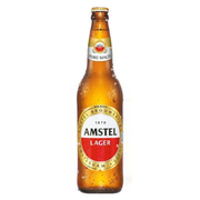 Cervejas Garrafa: Amstel 600ml - cx 24und - Cerveja