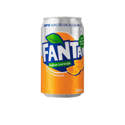 Refrigerante: Fanta Laranja Zero Adição de Açucar - 350ml