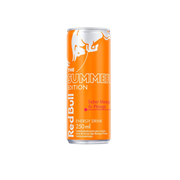 Energéticos: 04 Energético Red Bull Morango e Pêssego Lata 269ml -