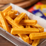 Porções: Polenta Frita 300gr - Porção Inteira (Ingredientes: Creme de Alho, Molho Tartaro, Polenta Frita)