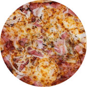 Tradicionais: Calabresa Acebolada - Pizza Grande (Ingredientes: Calabresa, Cebola, Molho, Mussarela, Orégano)