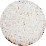 Doces: Abacaxi cremoso - Pizza Grande (Ingredientes: Abacaxi, Base Muçarela, Chocolate Branco, coco)