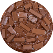Doces: KIT KAT - Pizza Grande (Ingredientes: Base Muçarela, Chocolate ao Leite, Wafer recheado Kit Kat)