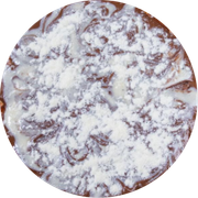 Doces: Nutella Leite Ninho - Pizza Grande (Ingredientes: Base Muçarela, Creme de Leite Ninho, Nutella)