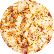 Tradicionais: Italiana com Catupiry - Pizza Grande (Ingredientes: Catupiry, Molho, Mussarela, Orégano, Parmesão, Salame Italiano)