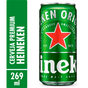Cerveja: HEINEKEN LATA 269ML - HEINEKEN LATA 269ML