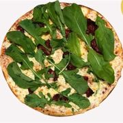 Tradicionais: Tomate Seco com Rúcula - Pizza Grande (Ingredientes: Molho de Tomate, Mussarela, Orégano, rúcula, tomate seco)