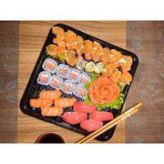 Combos Especiais: Combo Tokio 43 Peças - Combo (Ingredientes: 06 niguiri salmao, 08 Uramaki philadelphia, 3 Gunkan EB, 3 Gunkan Gorgonzola, 3 gunkan philadelphia, 6 Niguiri Atum, 6 Sashimis, 8 Dragon EB)