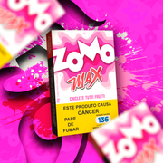 Zomo 50g: ZOMO MAX - CHICLETE DE TUTI FRUIT - PACK MISTO R$ 79,00 CADA /// PACK FECHADO R$ 70,00 CADA /// ACIMA DE 12 PACK FECHADO R$ 67,00 CADA