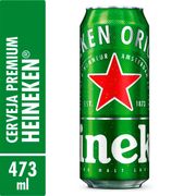 Cervejas: heinecken lata 473ml - bebida alcolica