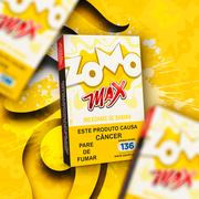 Zomo 50g: ZOMO MAX - MILK SHAKE DE BANANA - PACK MISTO R$ 79,00 CADA /// PACK FECHADO R$ 70,00 CADA /// ACIMA DE 12 PACK FECHADO R$ 67,00 CADA