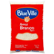 Mercearia: Arroz Blue Ville 1kg)