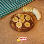 Esfihas Doces: Chocolate C/ Banana - Esfiha Doces (Ingredientes: Banana, Chocolate)