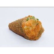 Temakis: Temaki hot camarão - Temaki frito na massa e farinha panko