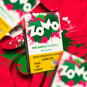 Zomo 50g: ZOMO MELANCIA ATOMICA - PACK MISTO R$ 79,00 CADA /// PACK FECHADO R$ 70,00 CADA /// ACIMA DE 12 PACK FECHADO R$ 67,00 CADA