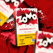 Zomo 50g: ZOMO WATERMELON MINT (MELANCIA C/ MENTA) - PACK MISTO R$ 80,00 CADA /// PACK FECHADO R$ 75,00 CADA /// ACIMA DE 12 PACK FECHADO R$ 70,00 CADA